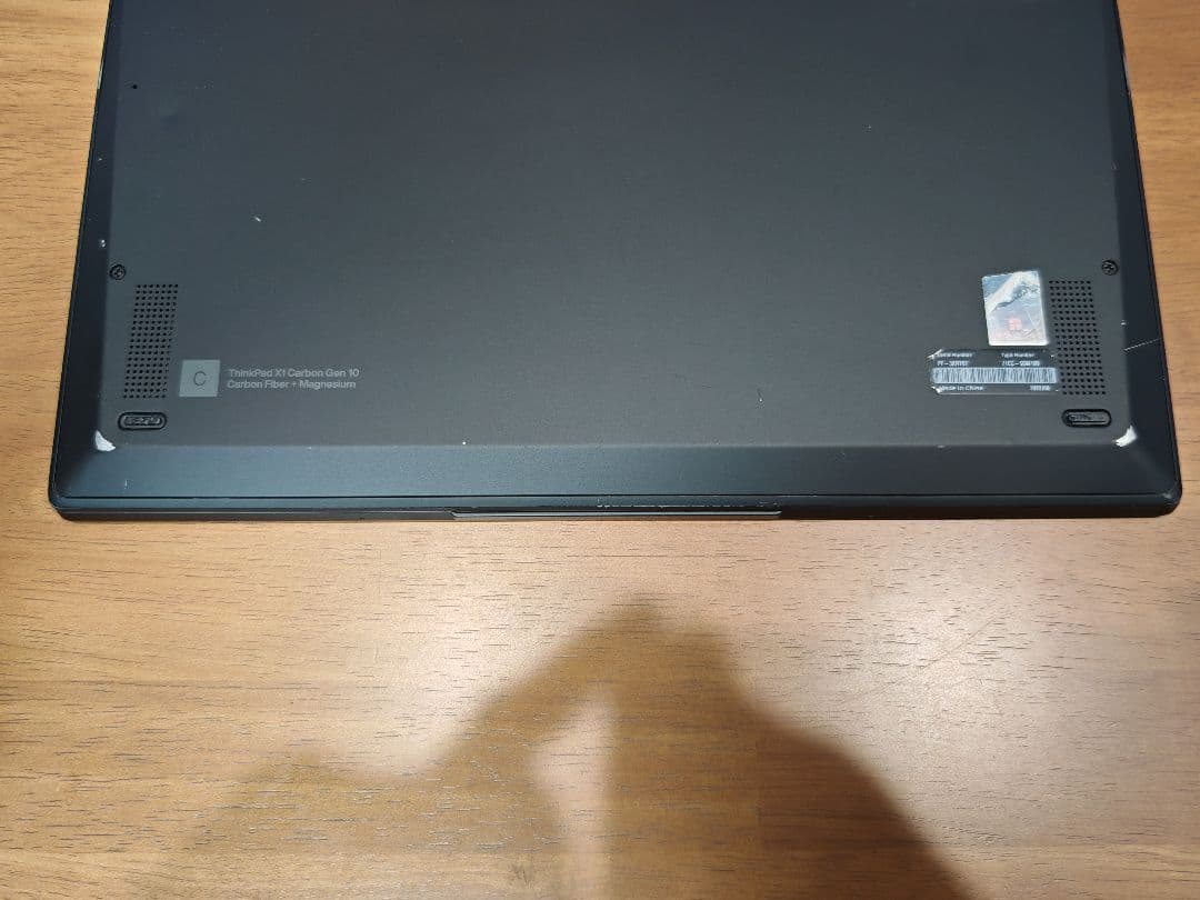 2022年モデル Thinkpad X1 carbon gen10 10th