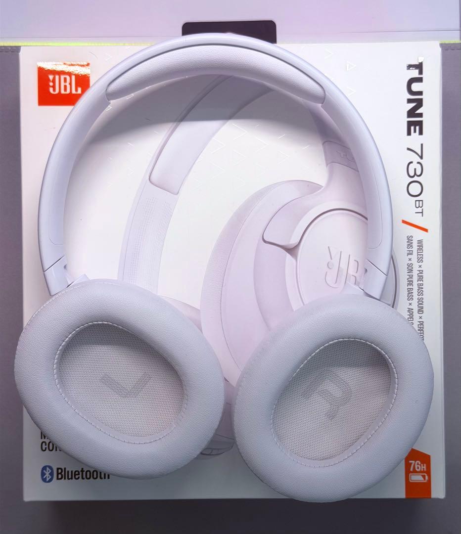 JBL TUNE 730BT ワイヤレスヘッドホン ホワイト