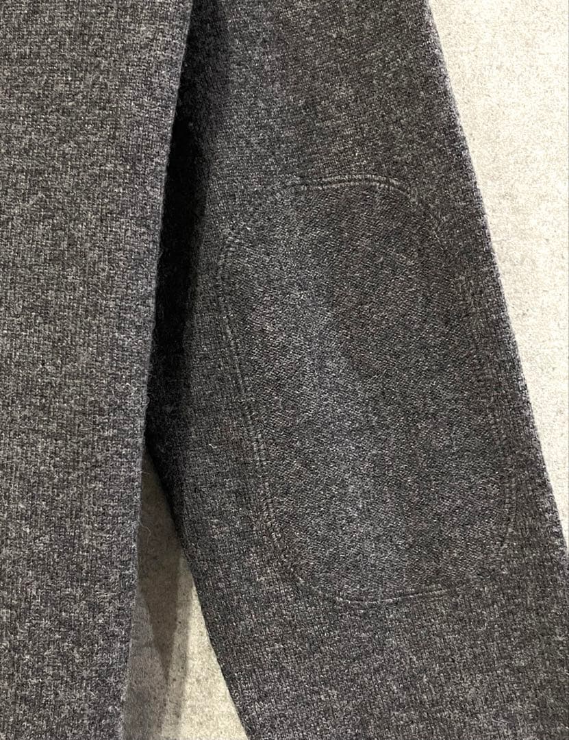 dunhill モンゴル製 カシミヤ100% ジップアップ セーター L相当