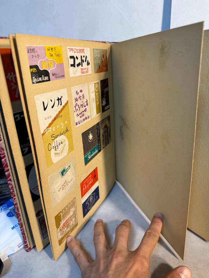 昭和レトロ 紙もの広告帳 マッチラベル コレクション 全4冊 まとめ
