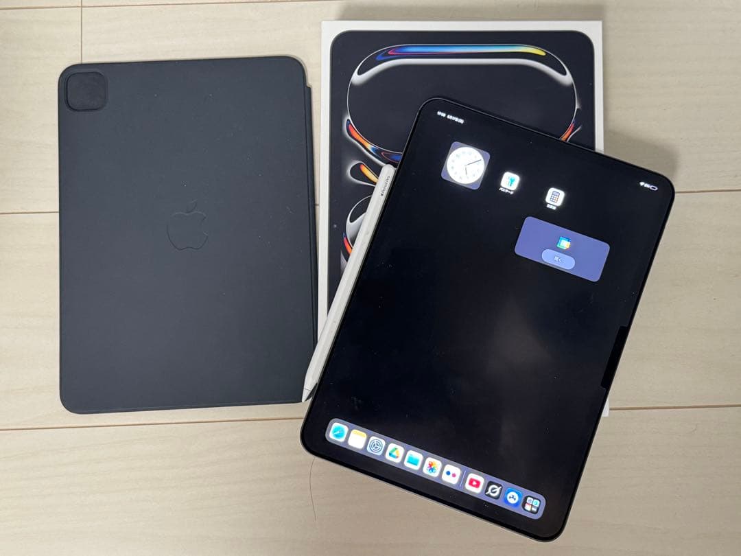 Apple iPad m4 11 256gb ペンシルプロ、スマートフォリオ同梱