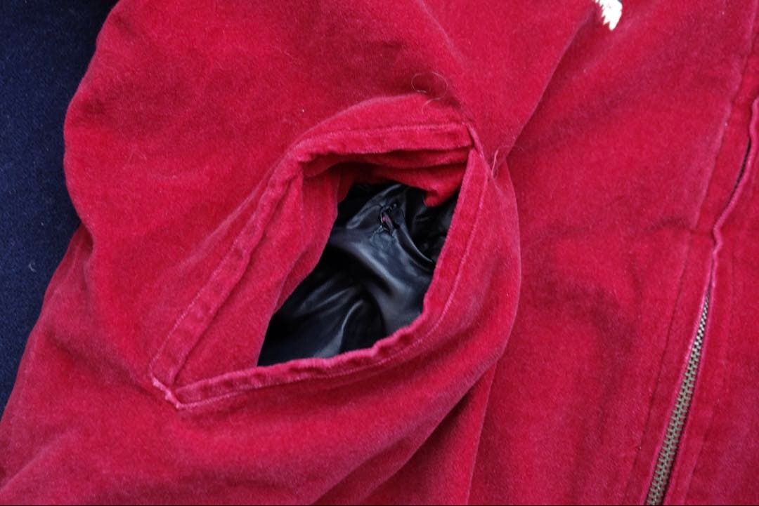 90s unknown souvenir jacket ベロア　別珍