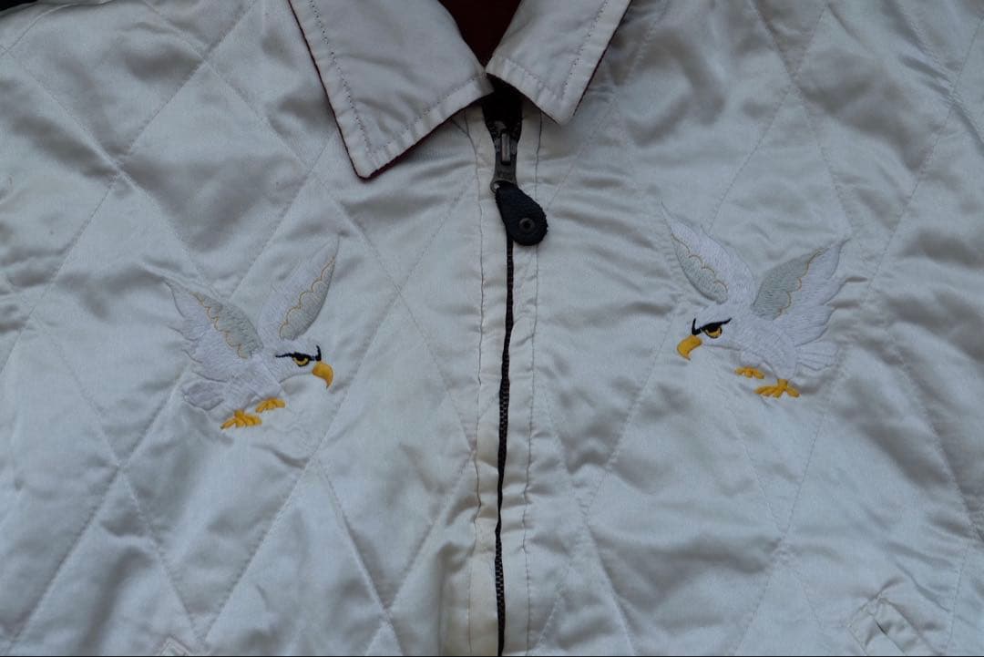 90s unknown souvenir jacket ベロア　別珍