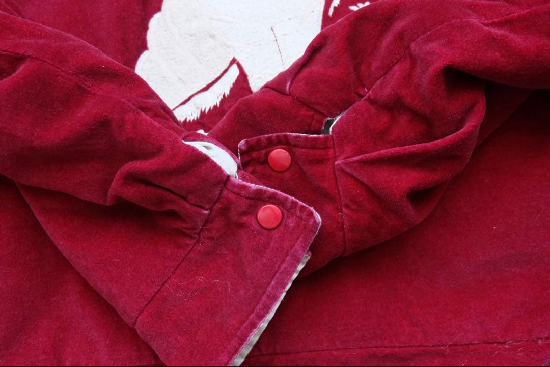 90s unknown souvenir jacket ベロア　別珍