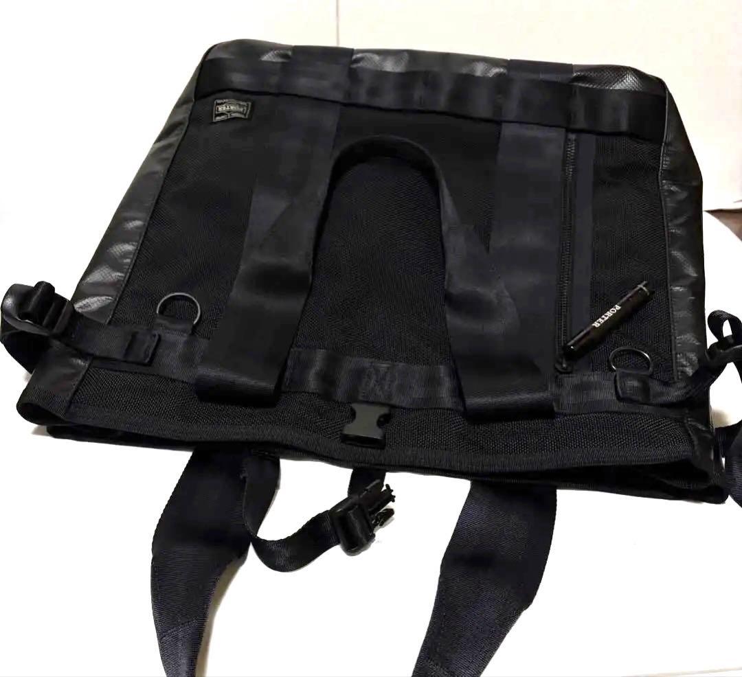 超美品✨ポーター ヒート トートバッグ A4可 大容量 ブラック 吉田カバン