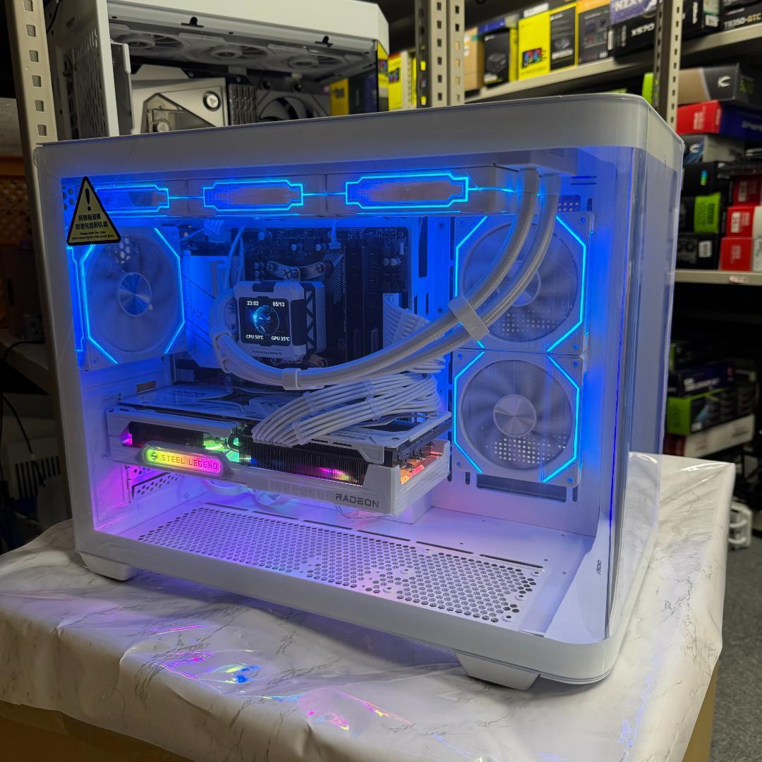 全て新品ゲーミングPC/Ryzen 9 5900X 9070XT 32GB1TB