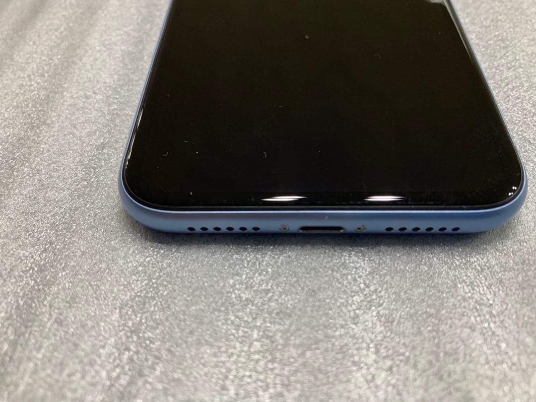 Apple iPhone XR ブルー 本体　香港版A2108 箱　備品付き