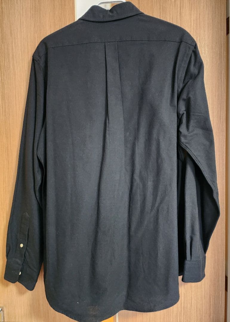 RALPH LAUREN ポロベアスキー長袖BDシャツ L ブラック