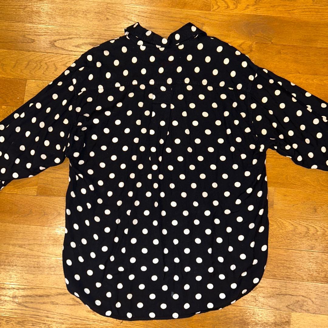 80s Gigalo ポルカドット レーヨンシャツ