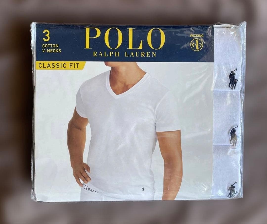 新品 正規品 POLO Ralph Lauren VネックTシャツ 3枚セット