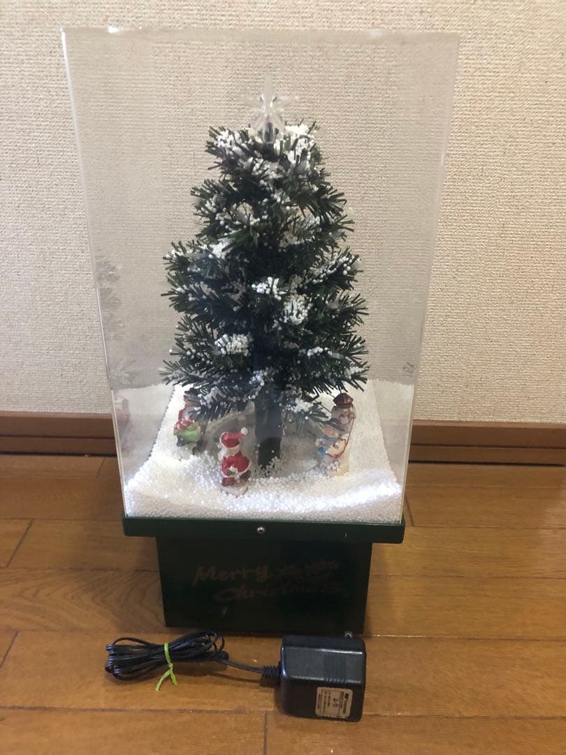 クリスマスツリー ドーム 電動 レトロ