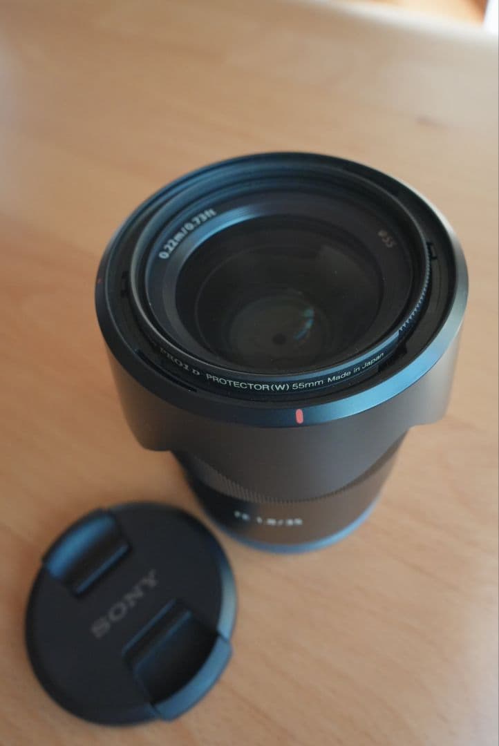 SONY FE 1.8/35 単焦点レンズ[SEL35F18F]プロテクター付き