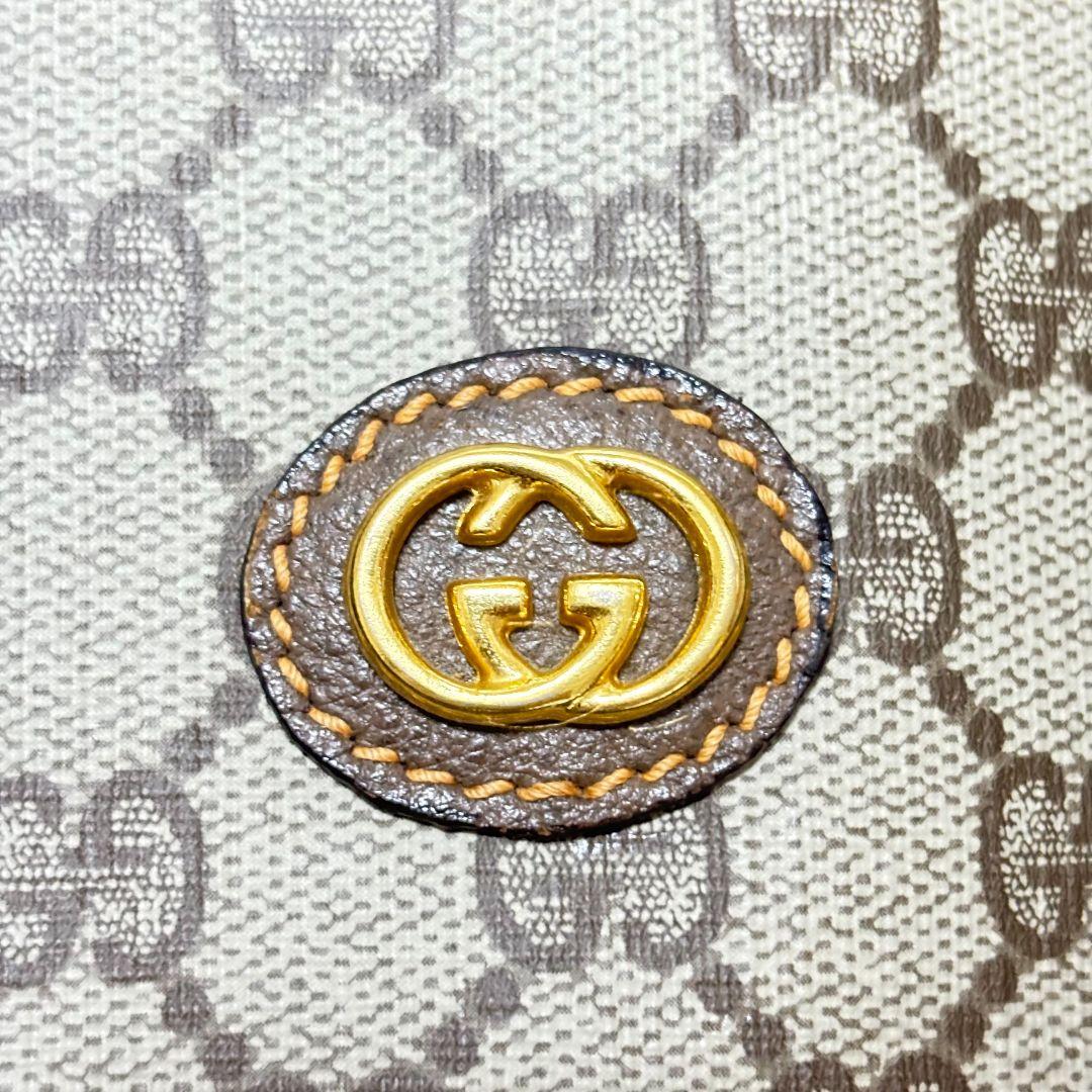 【希少】　グッチ　ボストンバッグ　シェリーライン　GGスプリーム　オフィディア