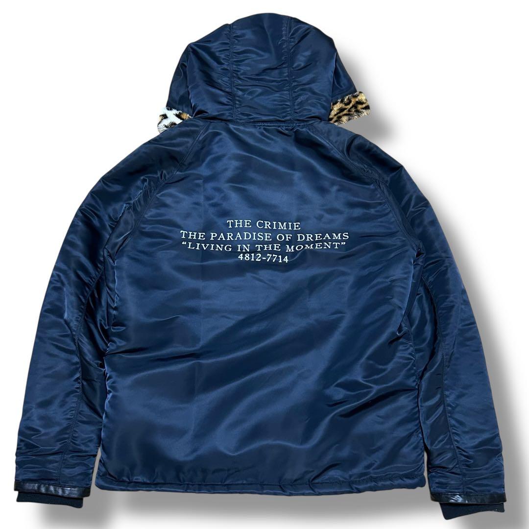 \"RUDEの名作\" CRIMIE LEOPARD BOA HOOD JACKET
