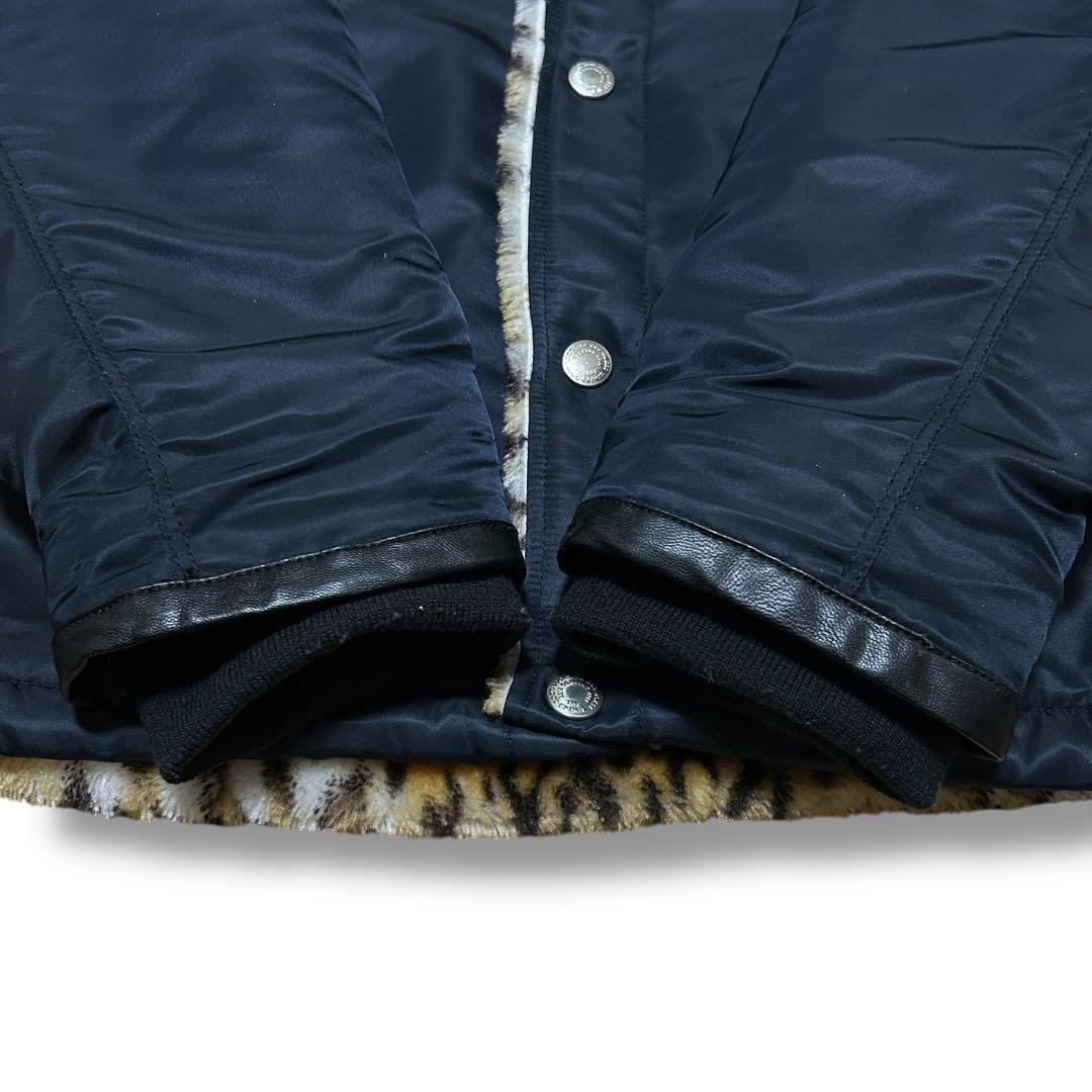 \"RUDEの名作\" CRIMIE LEOPARD BOA HOOD JACKET