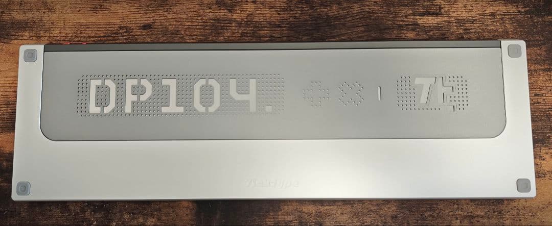 TickType DP104 グレー キーボード