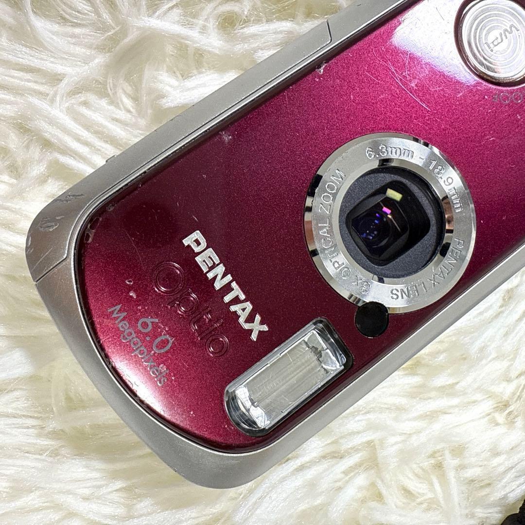PENTAX Optio WPi コンパクトデジタルカメラ 防水 ピンク 動作品