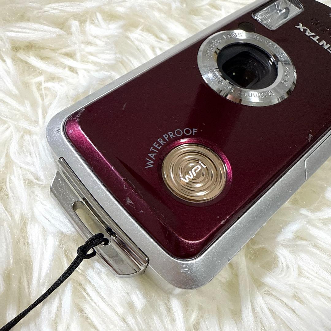 PENTAX Optio WPi コンパクトデジタルカメラ 防水 ピンク 動作品