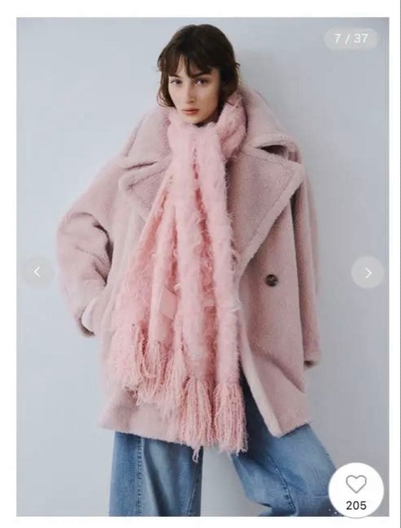 FRAY I.D ECOPELボアミドルコート