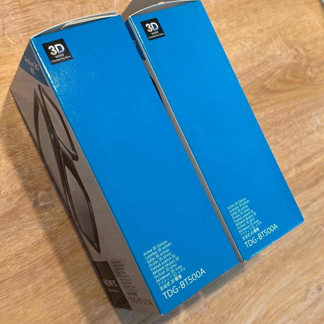【未使用】SONY アクティブ3Dメガネ TDG-BT500A 2個セット