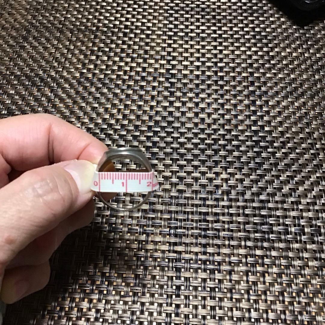 インディアンジュエリー　ナバホ　リング　サンフェイス　スターリングシルバー