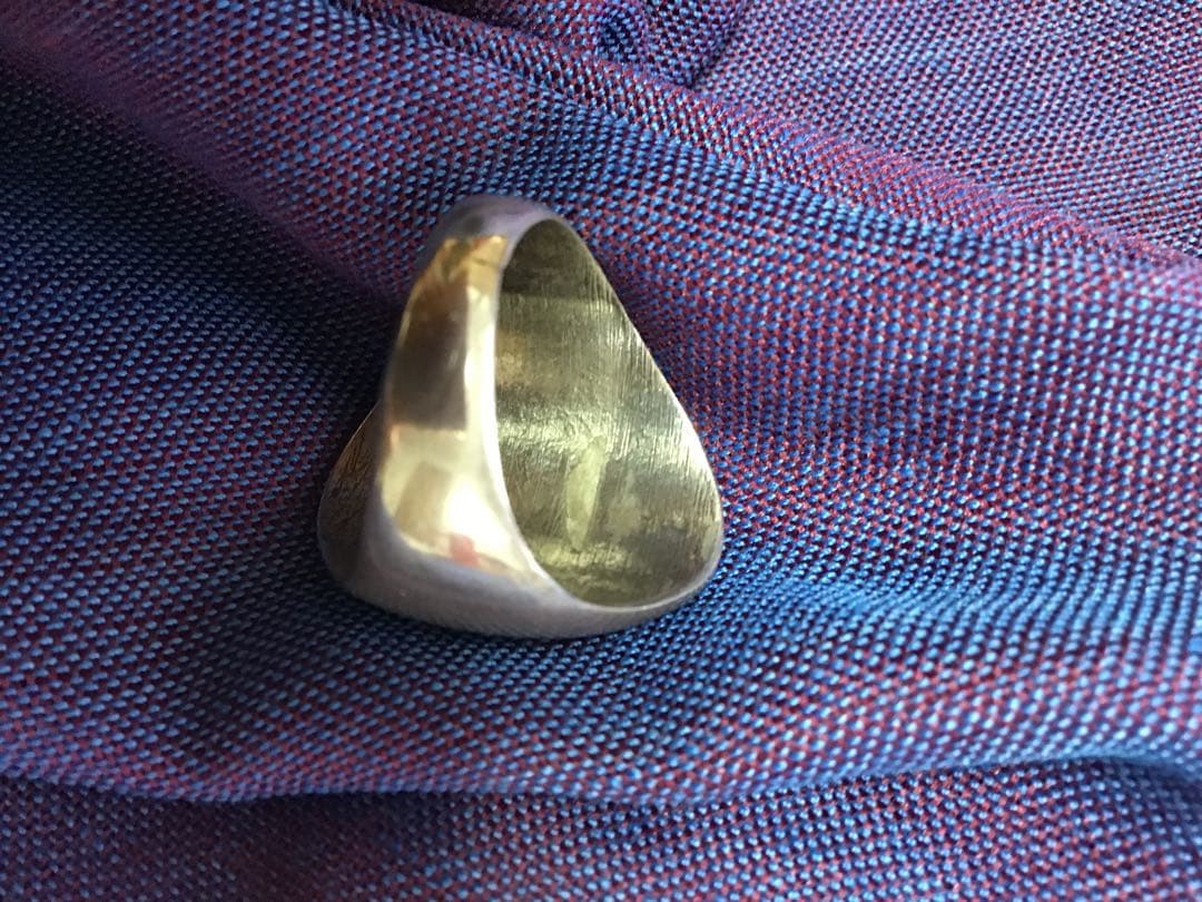 インディアンジュエリー　ナバホ　リング　サンフェイス　スターリングシルバー