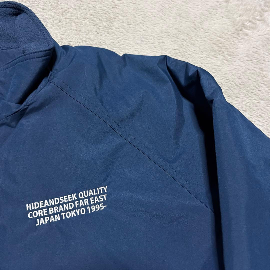 HIDE AND SEEK ナイロンジャケット　フリース　JACKET M