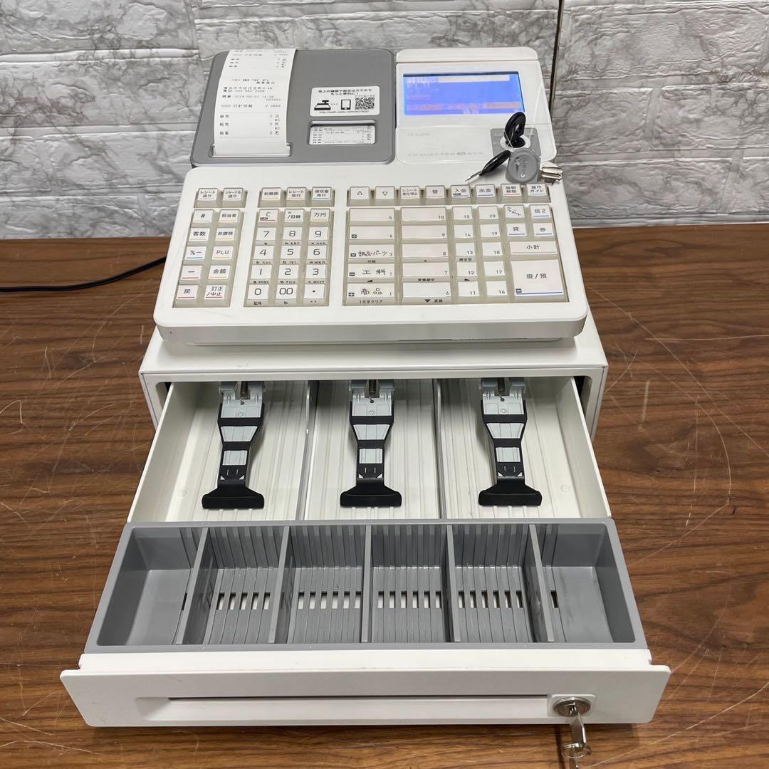 569 美品 カシオ 電子レジスター SR-S4000 送料無料
