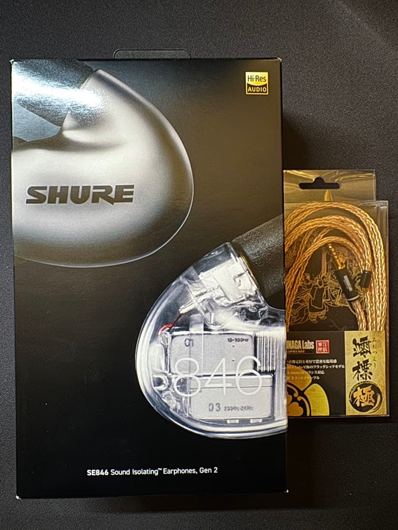 SHURE SE846 第2世代 + NOBUNAGA Labs 澪標極