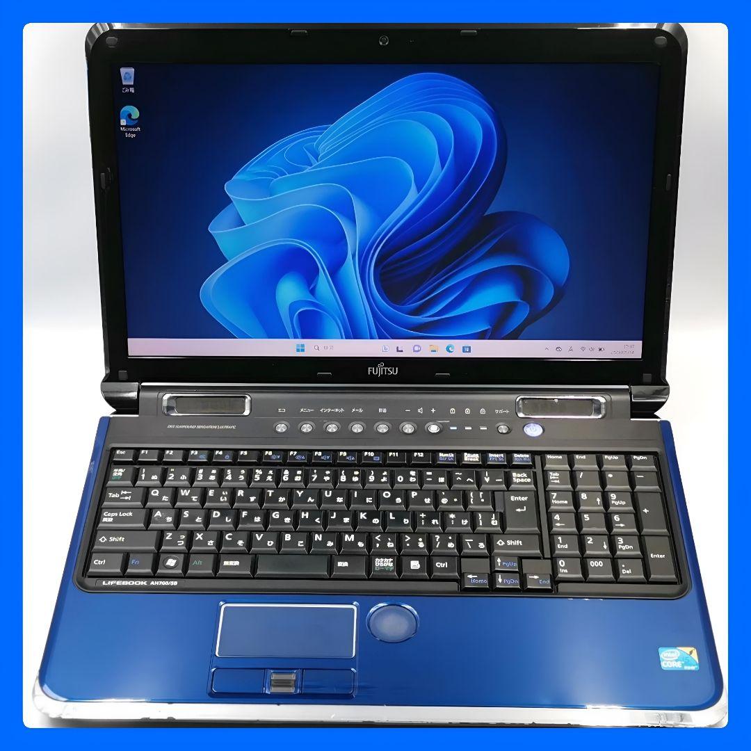 激レアブルー 快適スムーズ！ Core i7 ノートパソコン Windows11