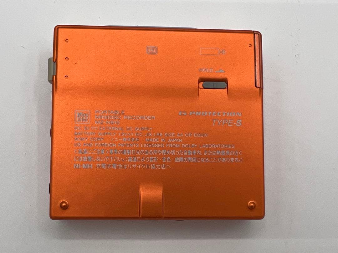 SONY MZ-N910 ポータブル MDレコーダー