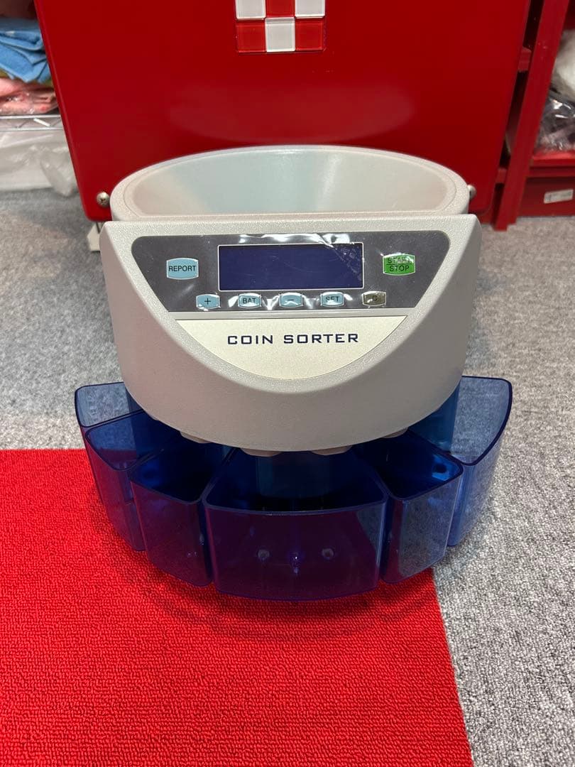 カウンター　小銭　自動　高速　500枚　電子式硬貨選別機