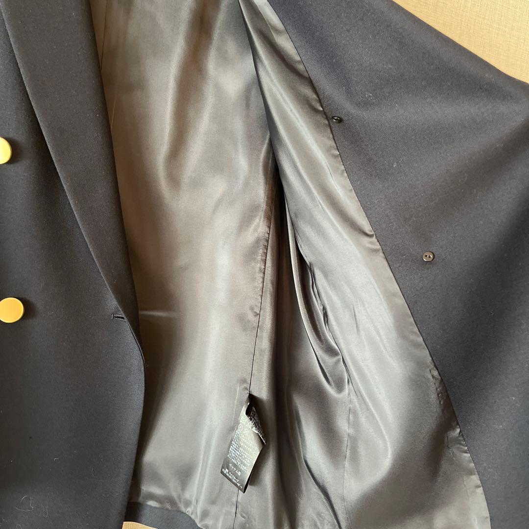 ベイクルーズ ネイビー ダブルブレストジャケット ゴールドボタン