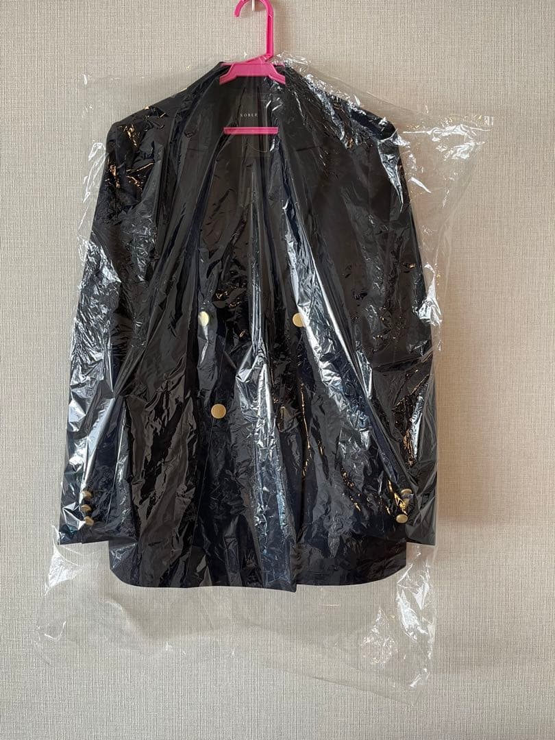 ベイクルーズ ネイビー ダブルブレストジャケット ゴールドボタン