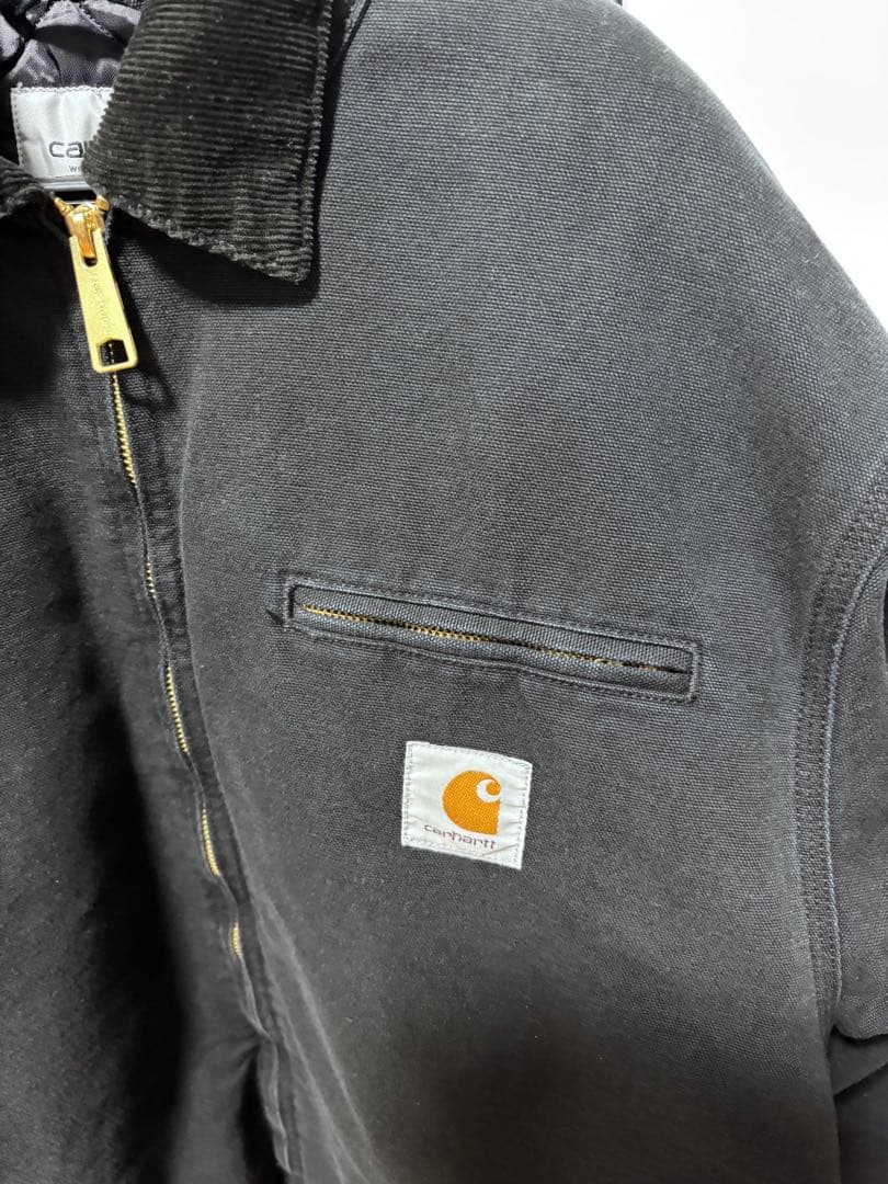 カーハートWIP OG 25AW新シーズンデトロイトジャケット ブラックSサイズ