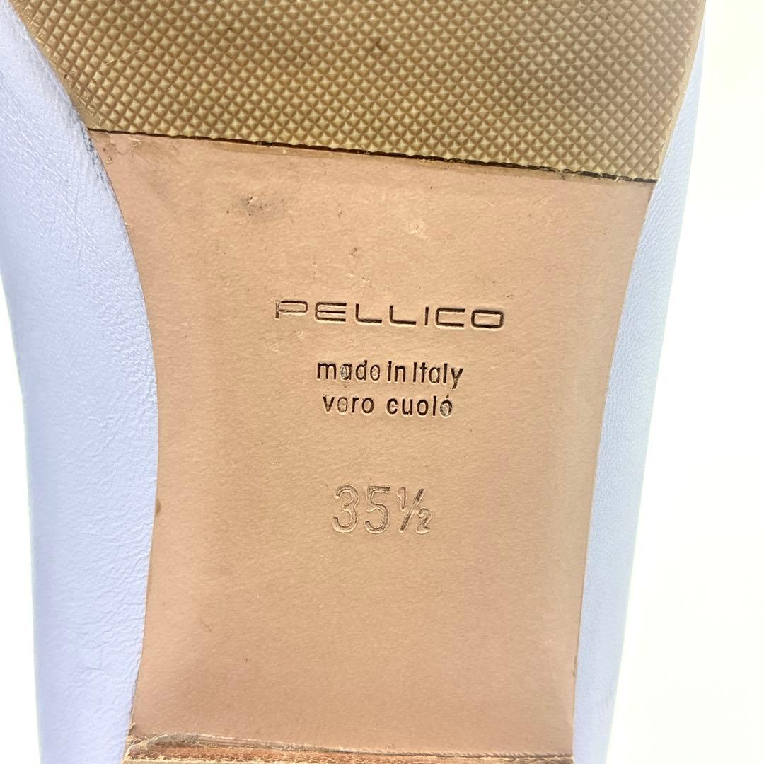 ミミ　ペリーコ ポインテッドトゥ アネッリフィッビア パンプス レザー