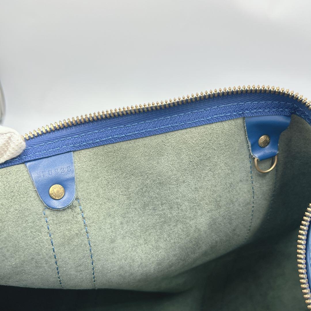 ✨希少✨ ルイヴィトン キーポル50 エピ ボストンバッグ ブルー 南京錠