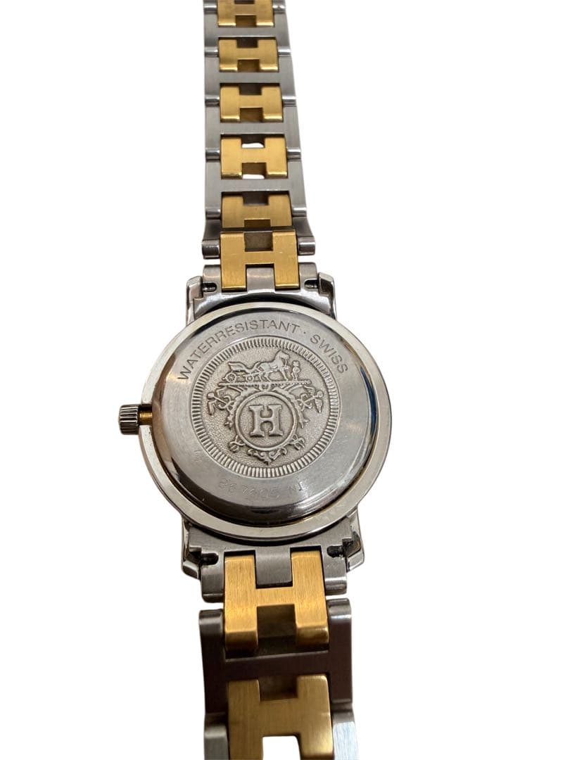 【美品】エルメス時計 クリッパー レディース