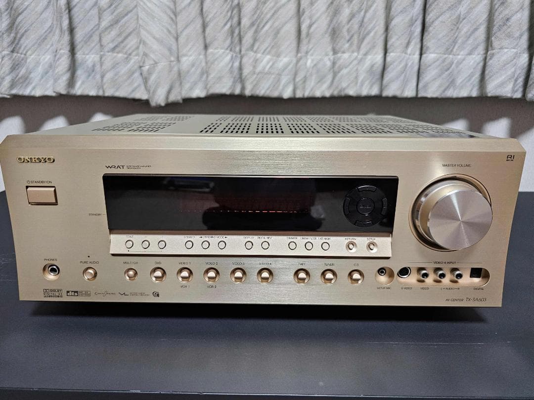 ■■ONKYO（オンキョー） TX-SA603■■AVアンプ■ゴールド■