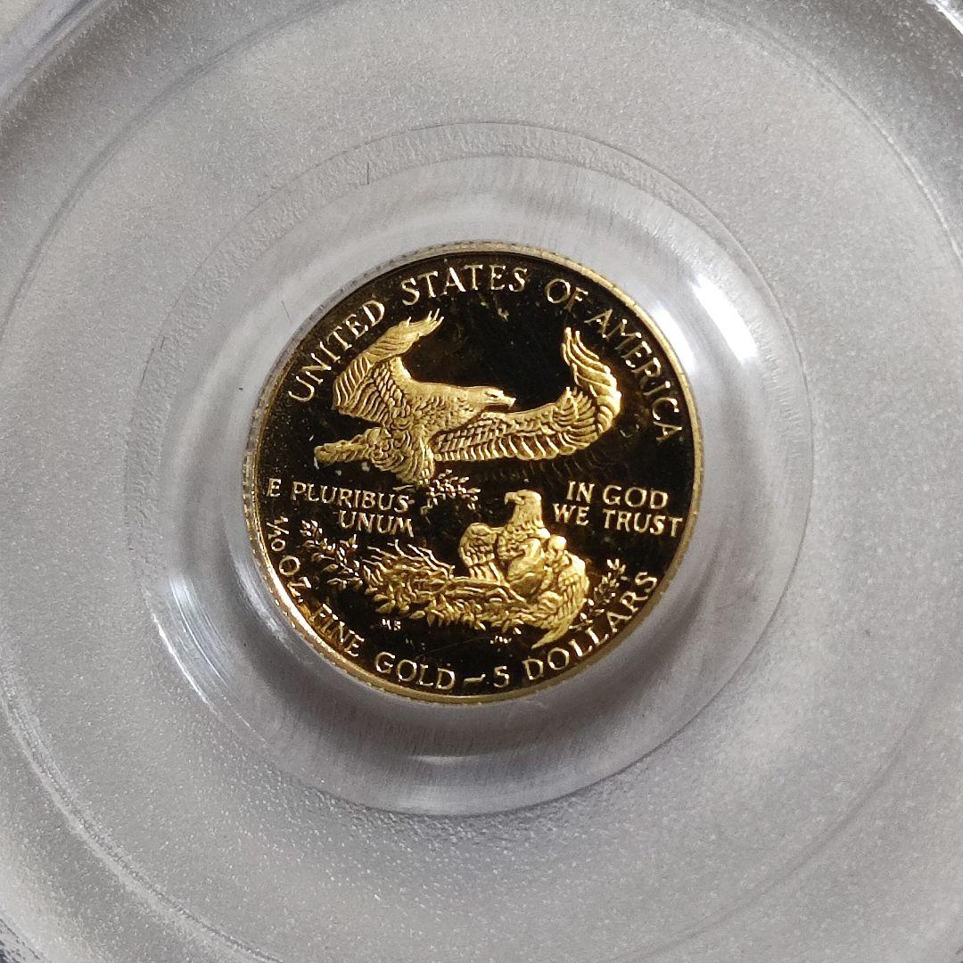 準最高鑑定 PCGS PR69DCAM 1990 5$ ゴールドイーグル 金貨