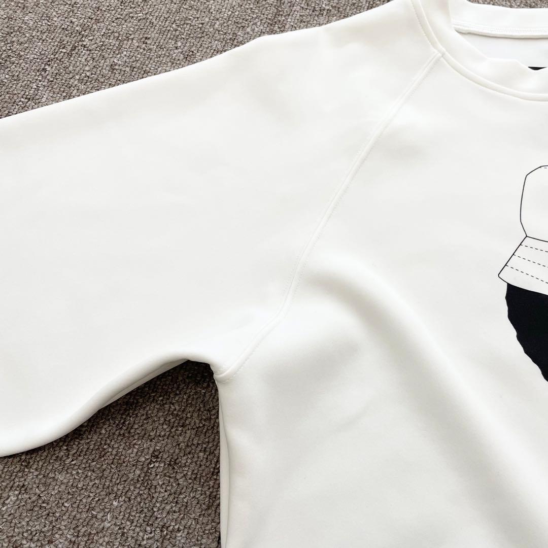 超美品　ラフアンドスウェル　スウェット　プルオーバー　ダンボールニット