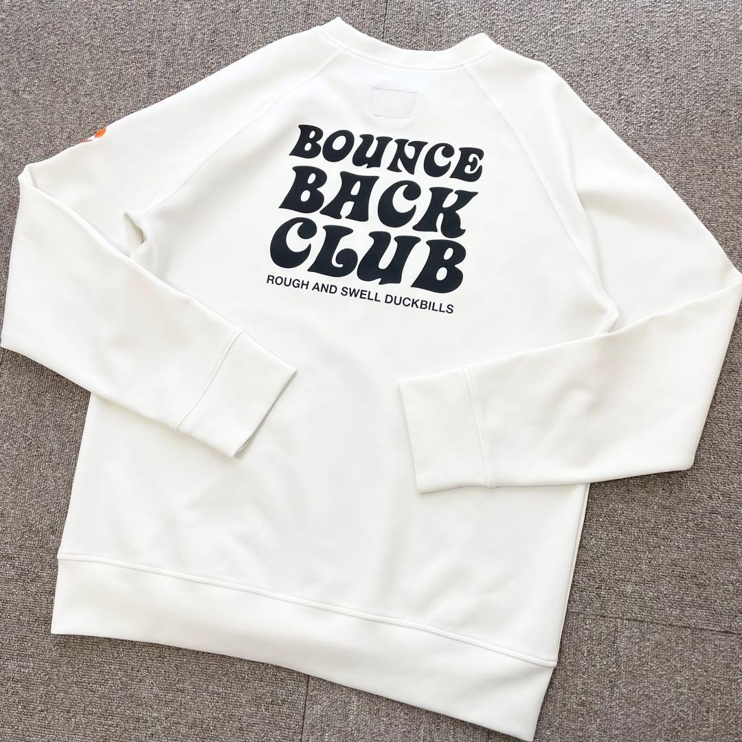 超美品　ラフアンドスウェル　スウェット　プルオーバー　ダンボールニット