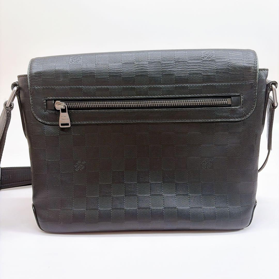 ルイヴィトン ディストリクトPM ダミエ アンフィニ メッセンジャー ブラック