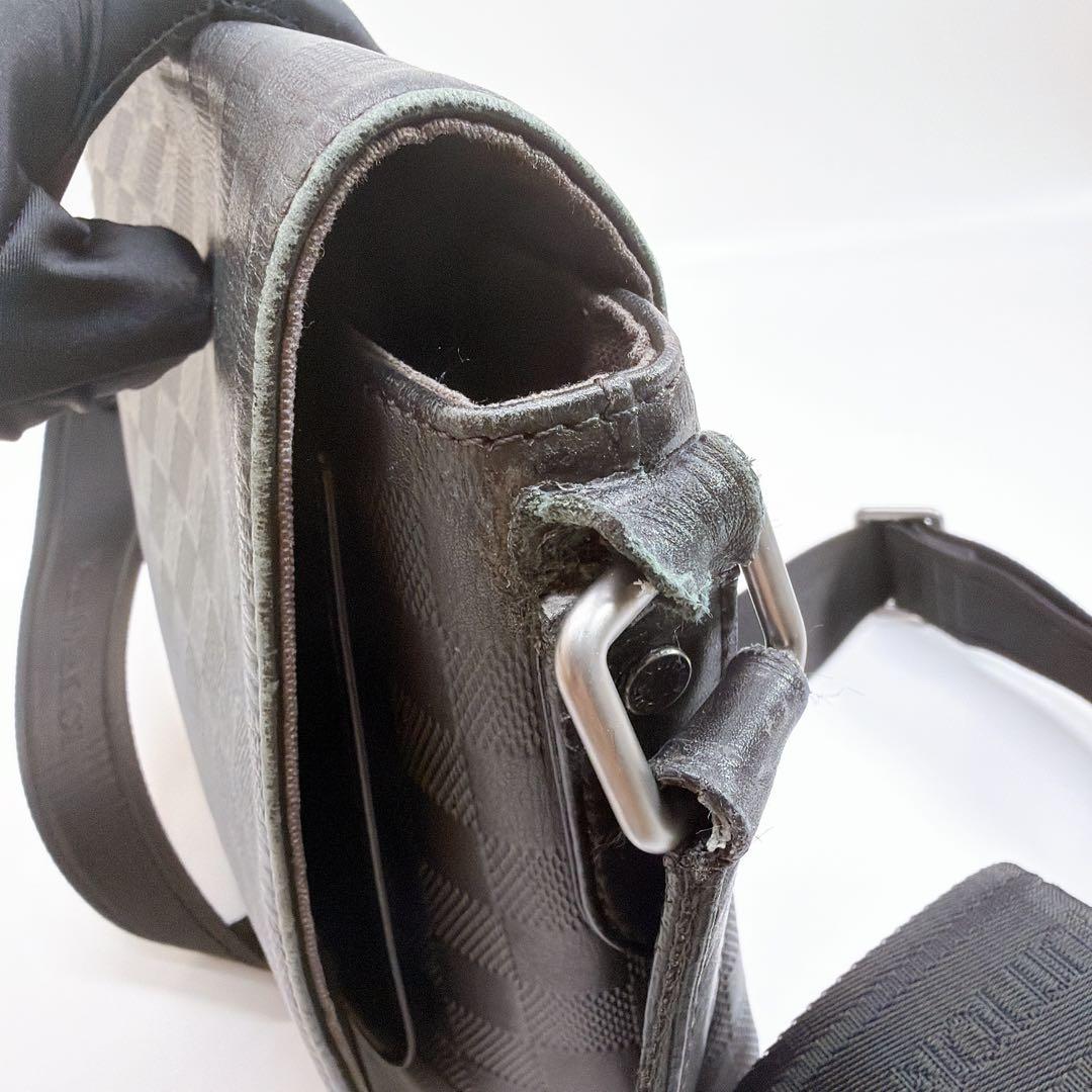 ルイヴィトン ディストリクトPM ダミエ アンフィニ メッセンジャー ブラック