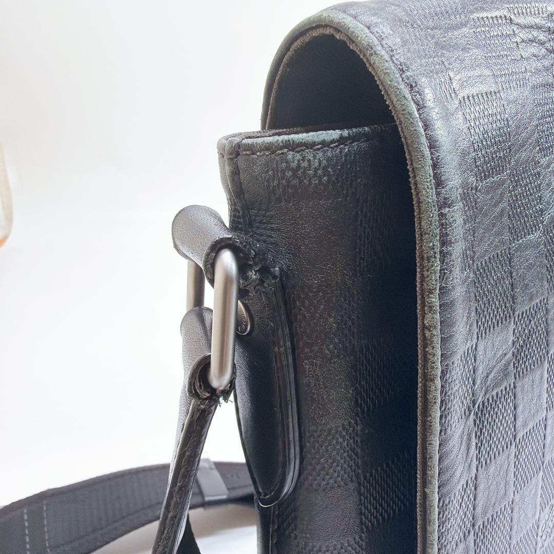 ルイヴィトン ディストリクトPM ダミエ アンフィニ メッセンジャー ブラック