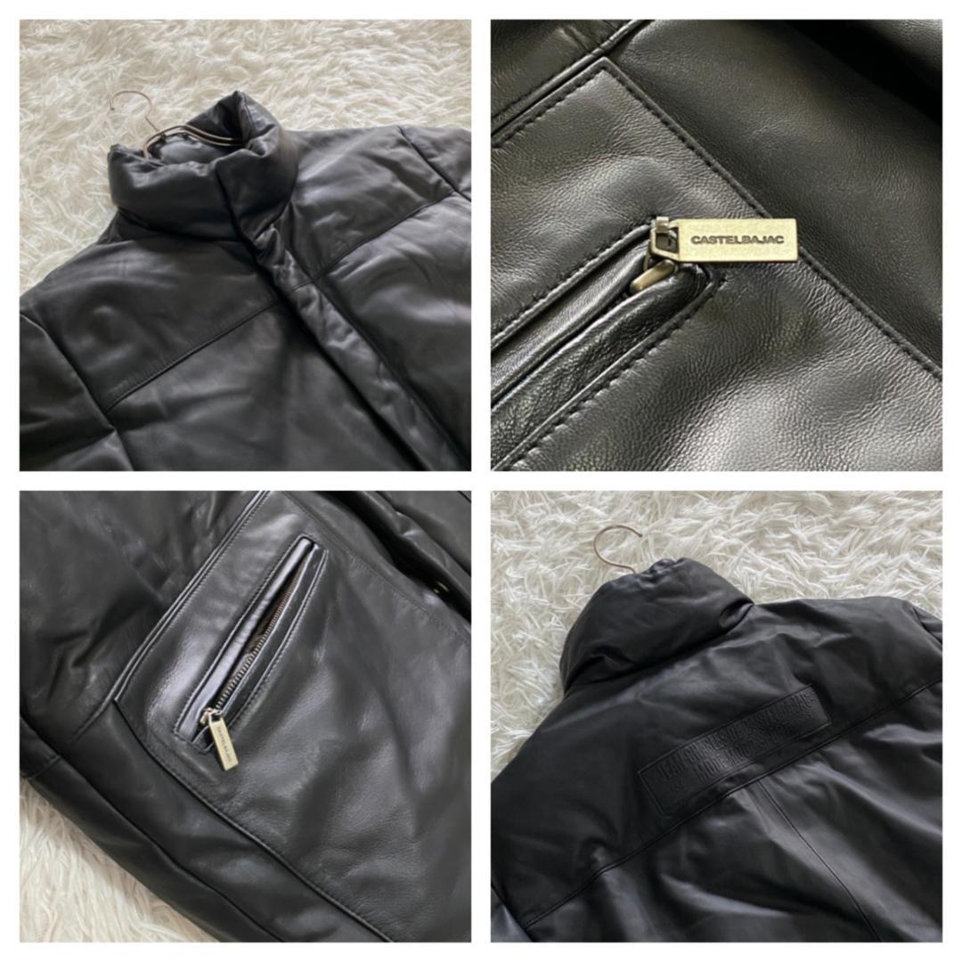 CASTELBAJAC/カステルバジャック【XL】レザージャケット ダウン