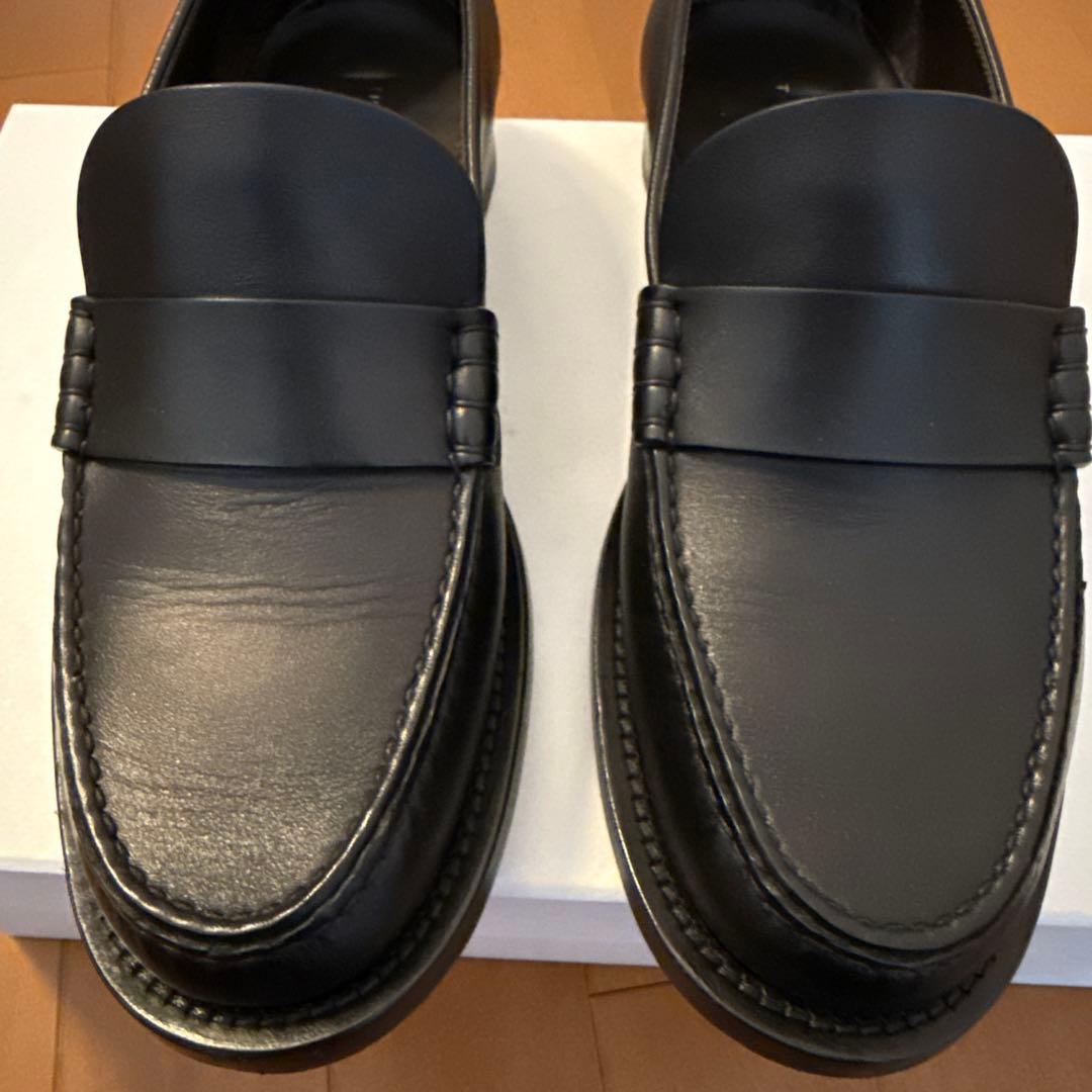 靴 THE ROW NOVUS MOCASSIN BLACK