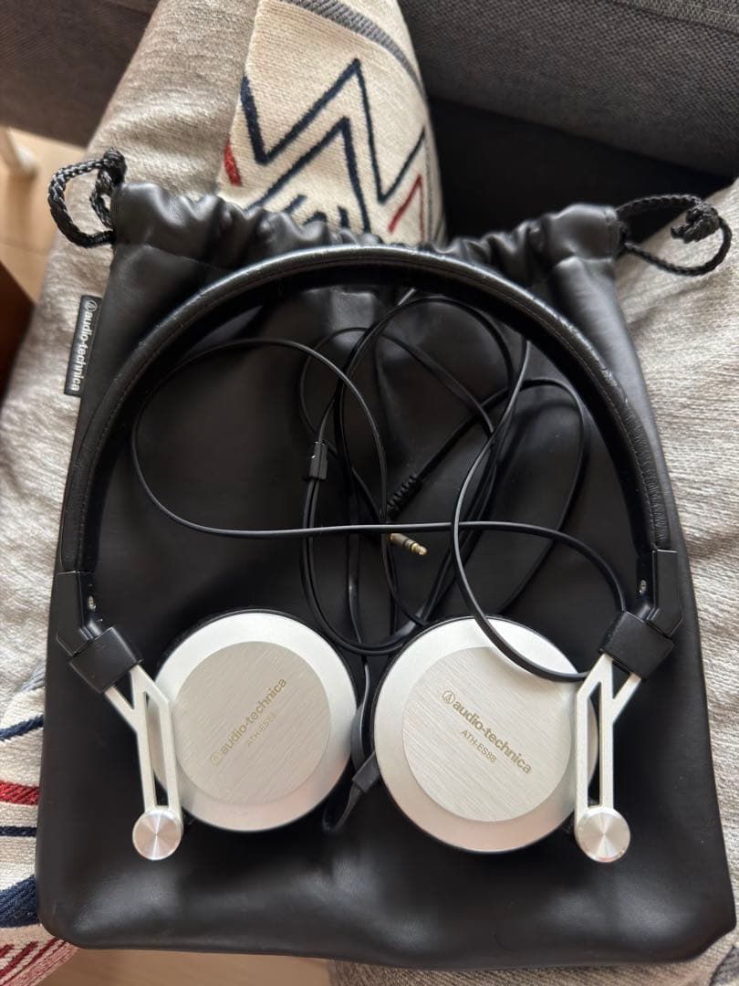 audio-technica ヘッドホン ATH-ES88 シルバー レアもの