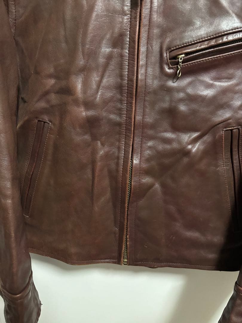 B-McCoy’s レザーライダースジャケット Aero スタイル 34