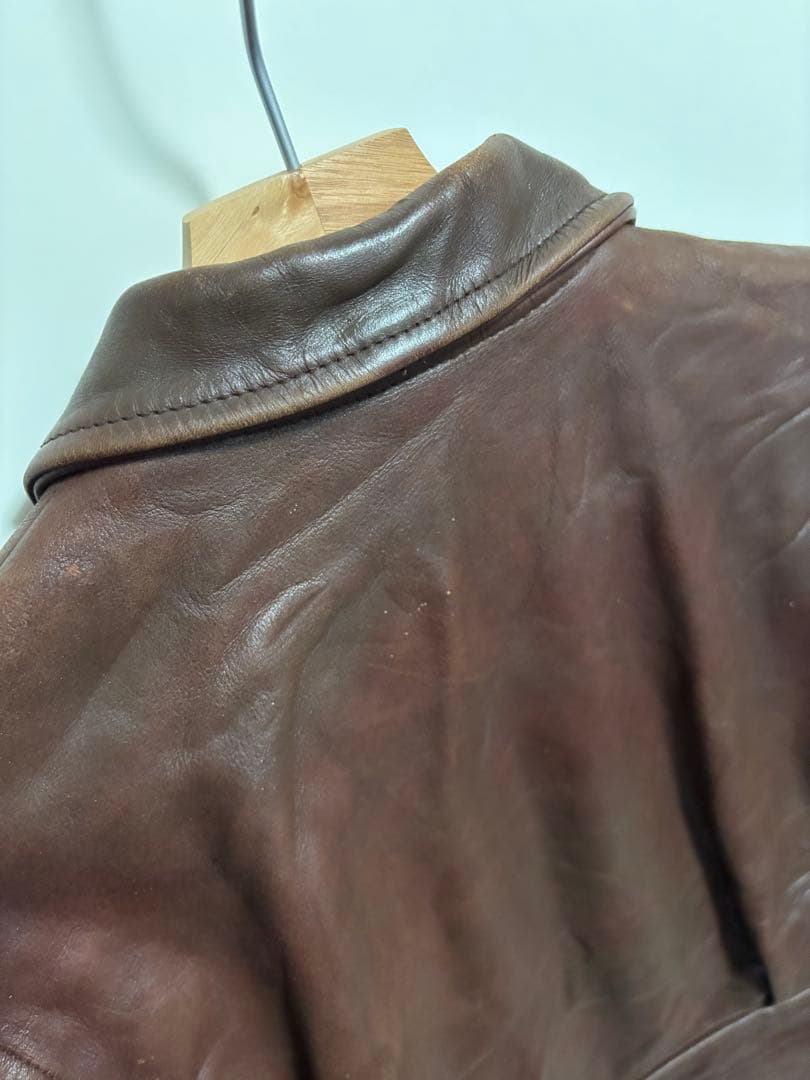 B-McCoy’s レザーライダースジャケット Aero スタイル 34